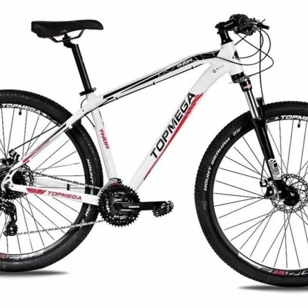 Bicicleta MTB Topmega Flamingo R26 21 velocidades Disco Mecánico (Blanca) -  Venta de Bicicletas en Rosario